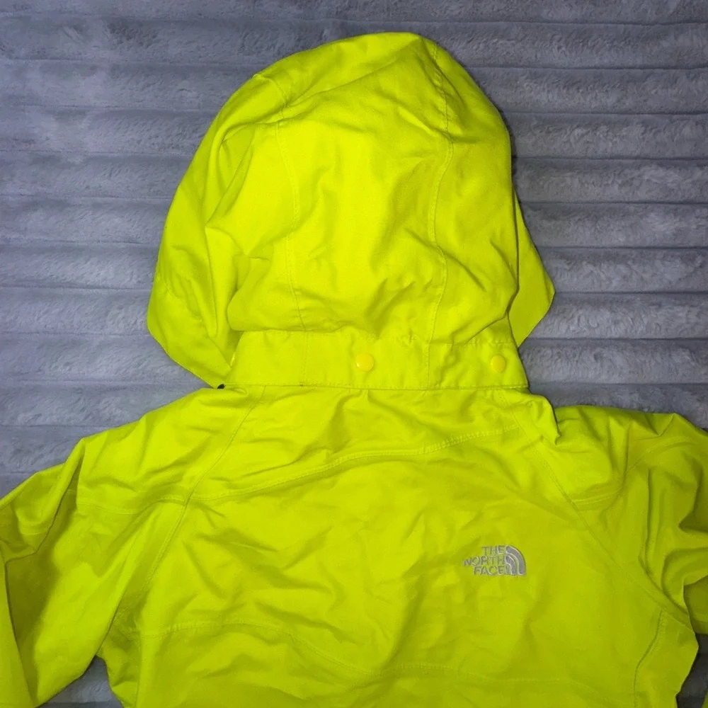 The North Face Jacket Mens XS Gore-Tex Performance Shell Neon Yellow‎ Rain Coat